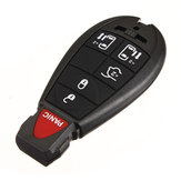 Transmisor Control remoto sin llave de 6 botones Fob para Chrysler Dodge